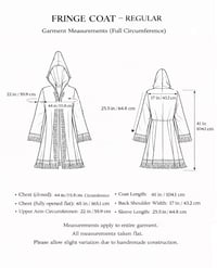 Image 6 of Furry Hooded Fringe Coat - Wizard Coat Paisley with Red or Orange Fur/Variable Liner