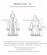 Image 5 of Hooded Fringe Coat - Black and White Paisley 