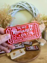 Image 1 of In my romance era book club bookshelf decor
