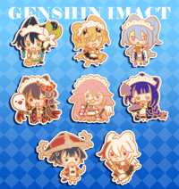 Genshin Maids | Enamel Pins
