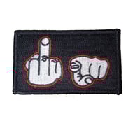 F U HANDS Embroidered Patch