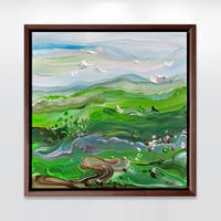 Image 4 of Windy hills - triptych, 28x28cm each