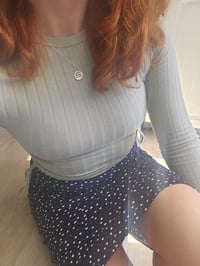 Image 9 of Ready to ship! Sterling Silver Swirl Necklace 