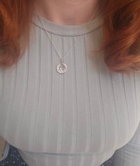 Image 10 of Ready to ship! Sterling Silver Swirl Necklace 