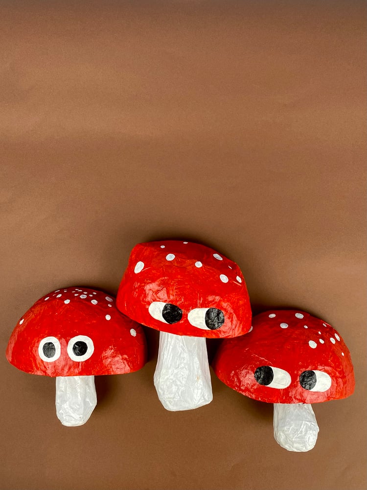 Image of WALL MASK PAPER - MUSHROOM