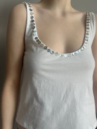 Image 6 of Pina Tank Top – SS26 white 