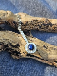 Image 6 of Ready to ship! Sterling Silver & Lapis Lazuli Gemstone Necklace 