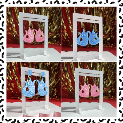 Image of Gluggle Jug Acrylic Earrings  - Small + Statement