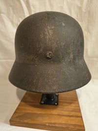 Image 3 of Elmetto mod 40 Tedesco Luftwaffe sbarco in Sicilia WW2 German Helmet WW2  - Casque Allemand 