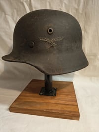Image 1 of Elmetto mod 40 Tedesco Luftwaffe sbarco in Sicilia WW2 German Helmet WW2  - Casque Allemand 