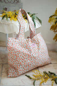 Image 4 of Tote bag [Fleurs rouge]
