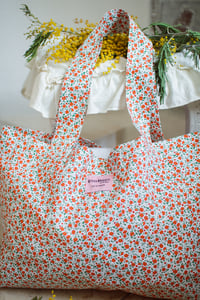 Image 10 of Tote bag [Fleurs rouge]
