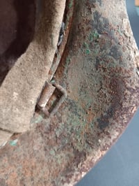 Image 5 of Elmetto mod 42 Tedesco WH Afrika Korps, sbarco in Sicilia WW2. German helmet ww2 - Casque Allemand