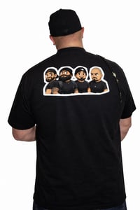 Image 2 of "CHIBI" CREW TEE - BLACK/WHITE