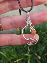 Image 2 of Ready to ship! Mens Necklace! ' Warrior' Sterling Silver and Copper 
