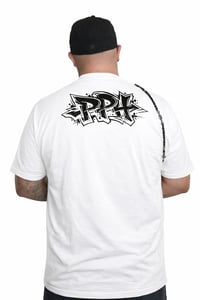 Image 2 of "WILDSTYLE" TEE - WHITE/BLACK