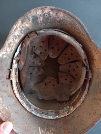 Image 5 of Elmetto mod 40 Tedesco WH Afrika Korps, sbarco in Sicilia WW2. German helmet ww2 - Casque Allemand