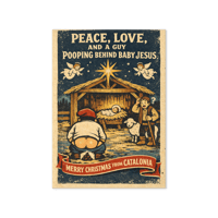 Image 1 of El Caganer - Christmas Greeting card