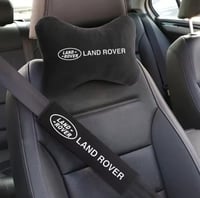 Image 1 of Land Rover headrest pillows and seat belt pads
