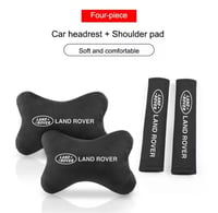 Image 2 of Land Rover headrest pillows and seat belt pads