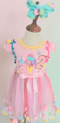 Image 2 of Girl's ice cream Dress