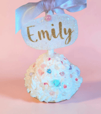Image 7 of Personalized Fake Cotton candy Centerpieces 