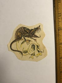 Image 1 of 1970’s hand colored Rats get Fat pork chop bit