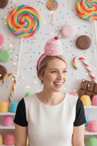 Image 8 of Whipped topping headband 