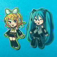 Image 2 of Vocaloid Charms/Stickers