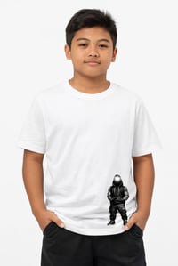 Image 1 of "WILDSTYE" YOUTH TEE - WHITE/BLACK