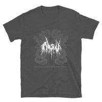 Image 3 of ABSU - THE TEMPLES OF OFFAL/RETURN OF THE ANCIENTS - 35th ANNIVERSARY T-SHIRT I (BLACK, GREY, RED)