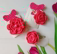 Image 1 of Coral Hair Accessories Set