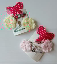 Image 1 of Flower Hair Clips