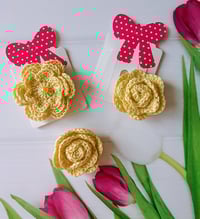 Image 1 of Butter Yellow Hair Accessories Set