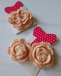 Soft Peach Hair Accessories Set