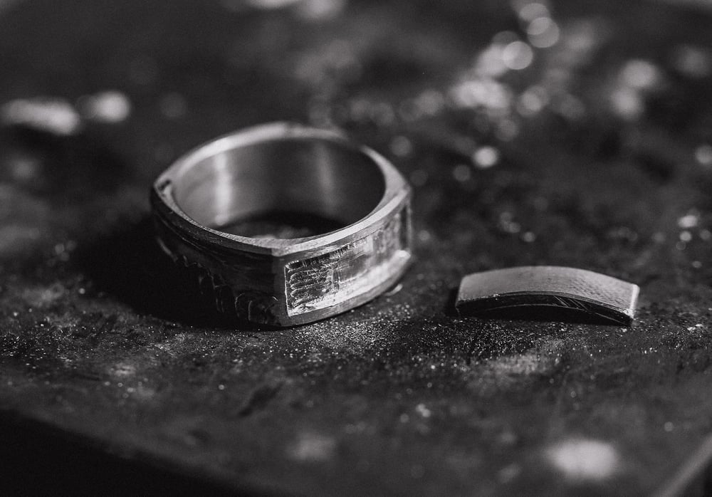 Image of Engraved Scroll Ring