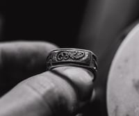 Image 13 of Engraved Scroll Ring