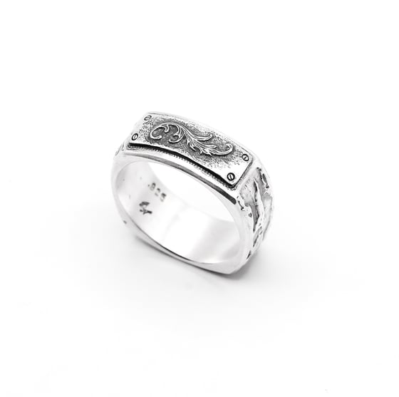 Image of Engraved Scroll Ring
