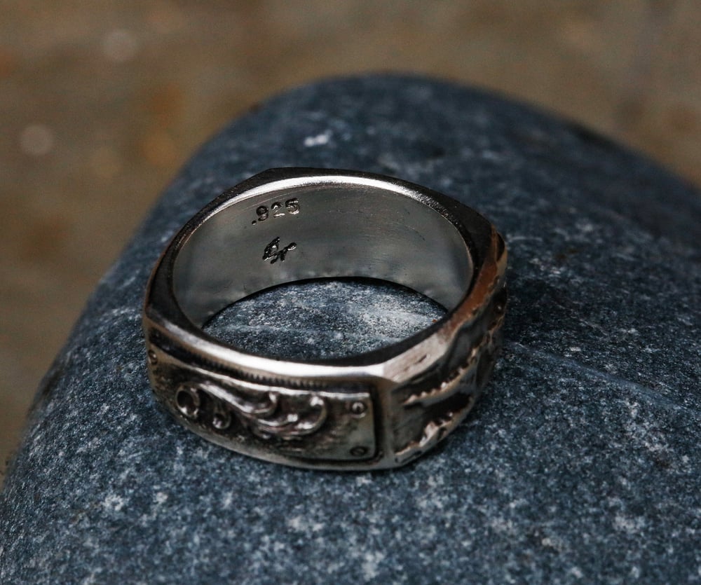 Image of Engraved Scroll Ring