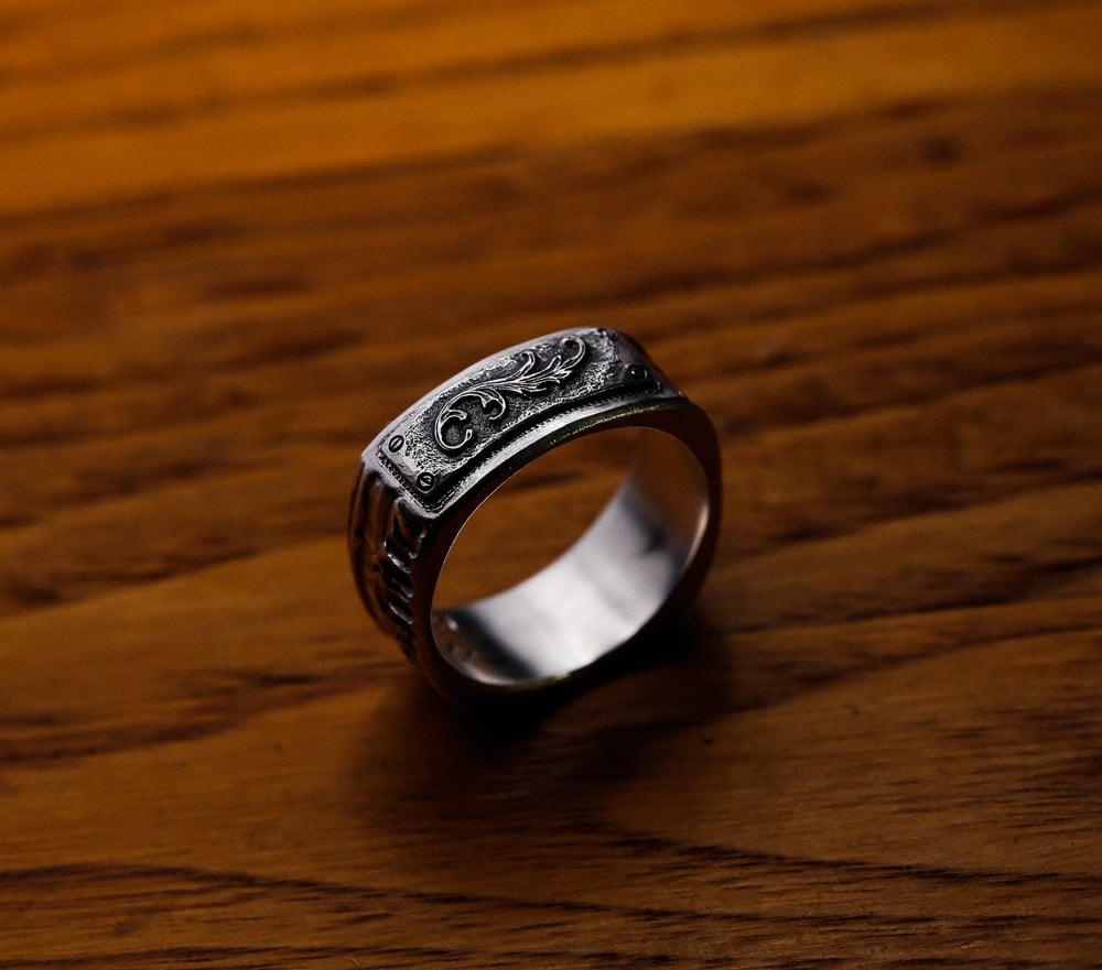 Image of Engraved Scroll Ring