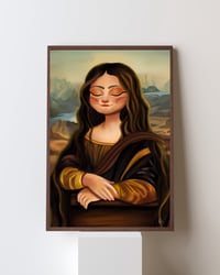 Mona Lisa - Reinterpretação Ilustrada