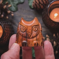 Image 2 of Saxon Yew Owl Amulet (DAM706)