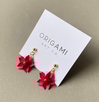 Image 4 of Origami Sakura Earrings