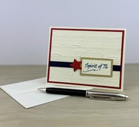 Image 3 of Patriotic Card Making Kit for Adults to DIY 6 Americana Greeting Cards, Fourth of July Beginner C...