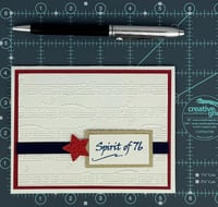 Image 7 of Patriotic Card Making Kit for Adults to DIY 6 Americana Greeting Cards, Fourth of July Beginner C...