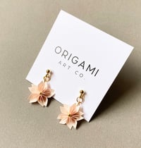 Image 2 of Origami Sakura Earrings