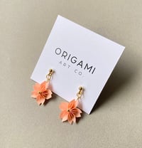 Image 3 of Origami Sakura Earrings