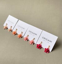 Image 5 of Origami Sakura Earrings
