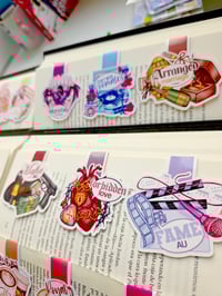 Image 9 of Fanfic tropes [Pin + Sticker & Bookmark]