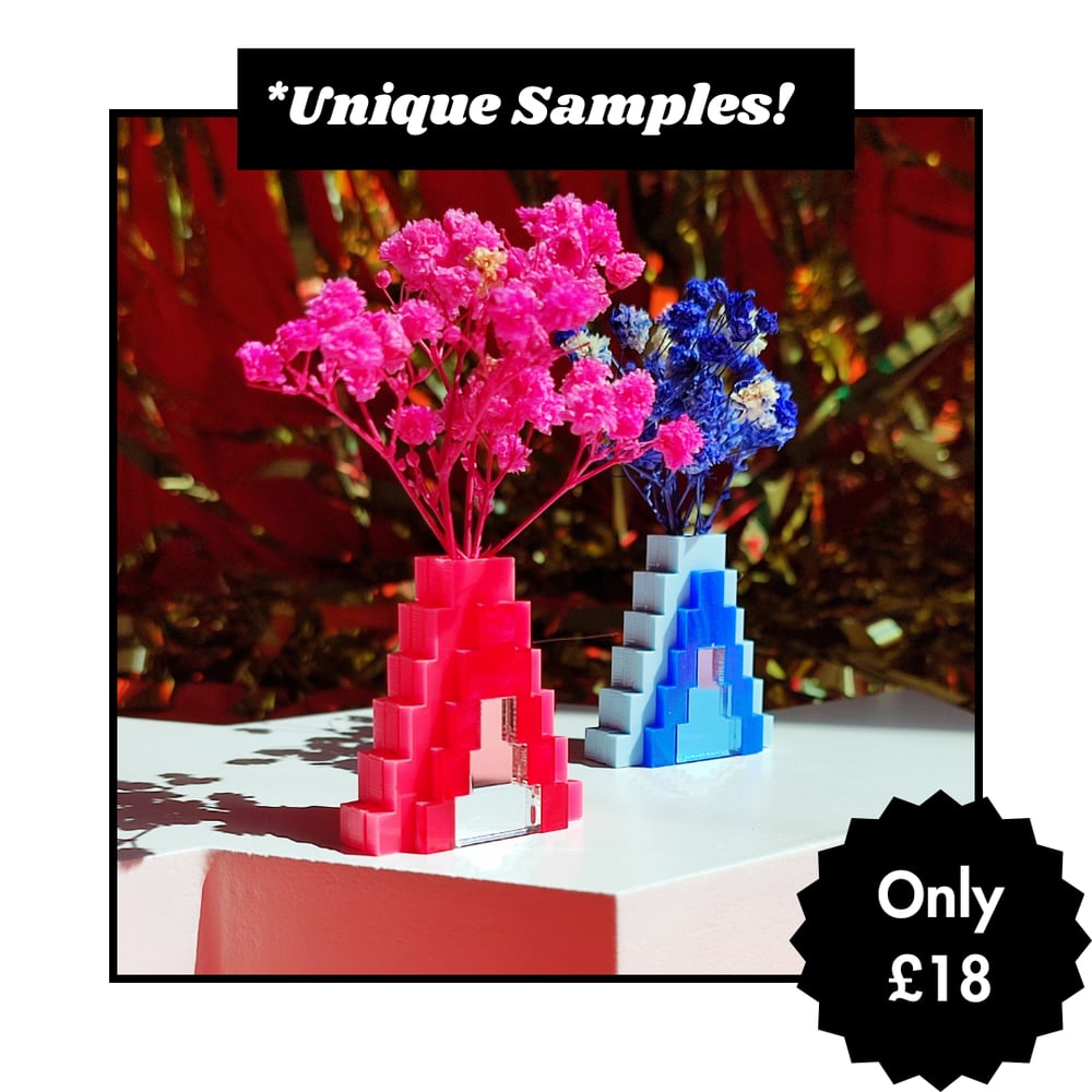 Image of 3D Aztec Pyramid Posy Brooch